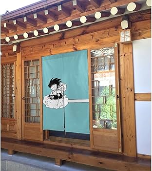 Amazon｜ドラゴンボール アニメ 間仕切り のれん ロングカーテン 四季