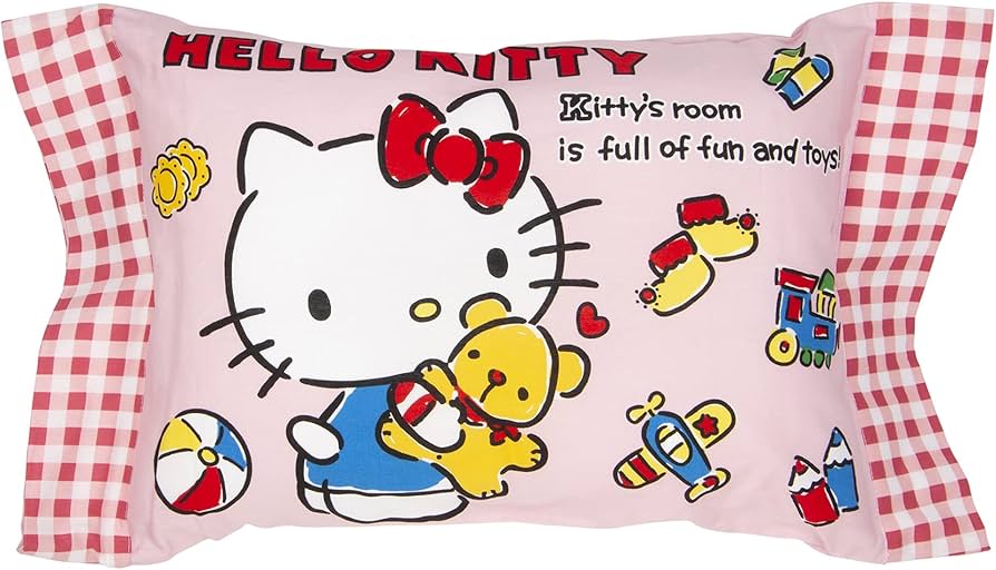 Amazon.co.jp: MORIPiLO モリシタ 子供 枕 ハローキティ 約40x30cm