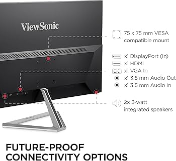 Amazon.co.jp: ViewSonic 23.8インチモニター/1920x1080/SuperClear®AH