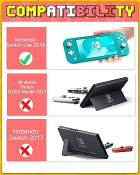 Amazon.com: Xinocy for Nintendo Switch Lite 7 in 1 Storage