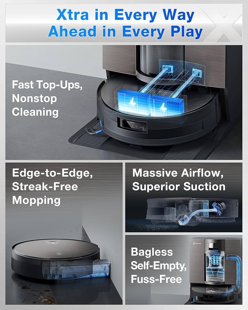 Amazon.com - ECOVACS DEEBOT X11 OmniCyclone Robot Vacuum and Mop