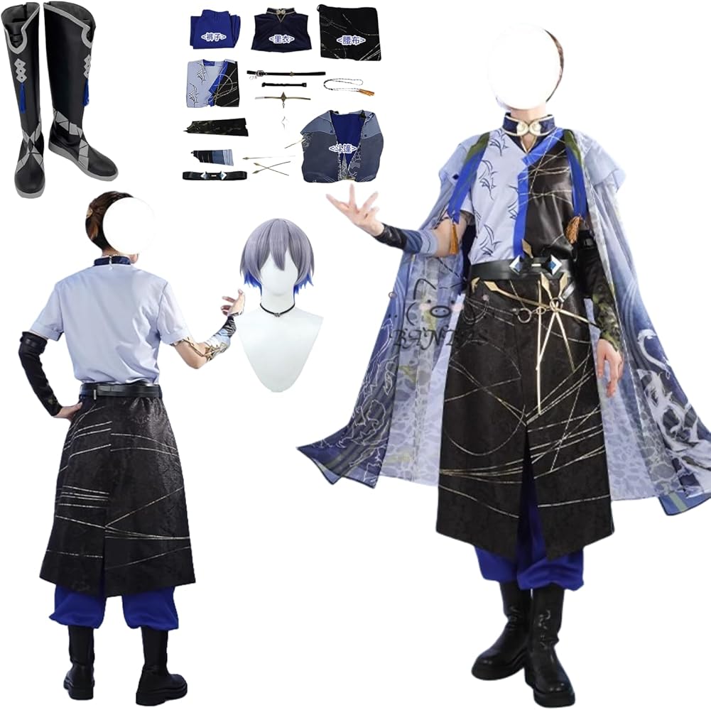 Amazon.co.jp: [BANBAS] 小物付き Vtuber 小柳ロウ コスプレ衣装