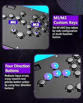 Amazon.com: GuileKeys Leverless Controller Arcade Stick GK-21, All