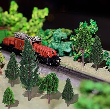 Amazon | heizi ジオラマ 木 60本セット HOゲージ Nゲージ 風景 樹木