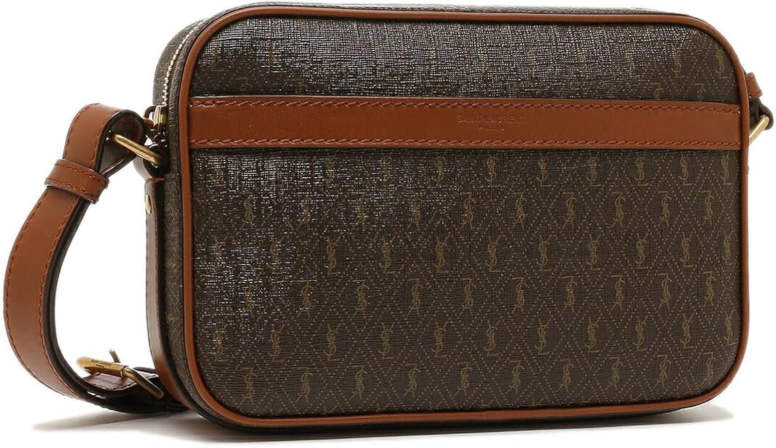 Amazon | [サンローランパリ] ショルダーバッグ カメラケース ブラウン