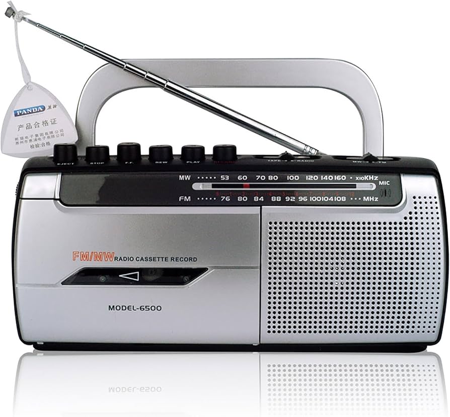 Amazon.co.jp: ポータブル カセット プレーヤー ラジカセ、AM/FM