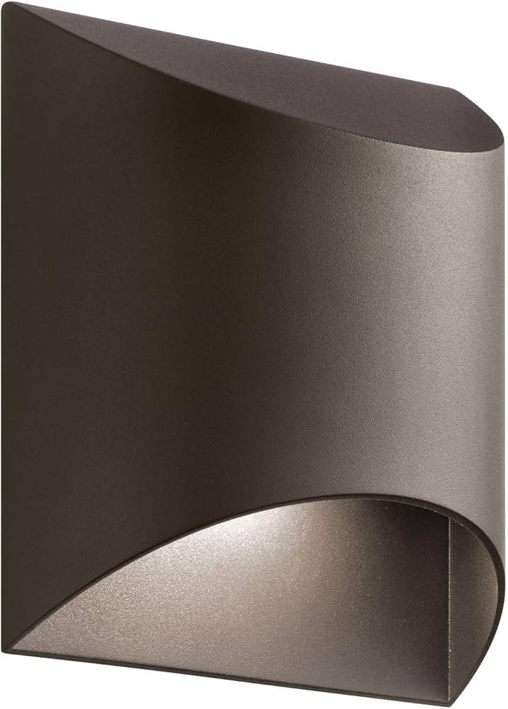 Kichler Wesley 7.5” LED Outdoor Wall Sconce in Textured