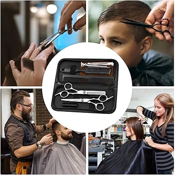 Amazon.co.jp: Kezvmhy 理髪ツールセット、ヘアカットはさみはさみ