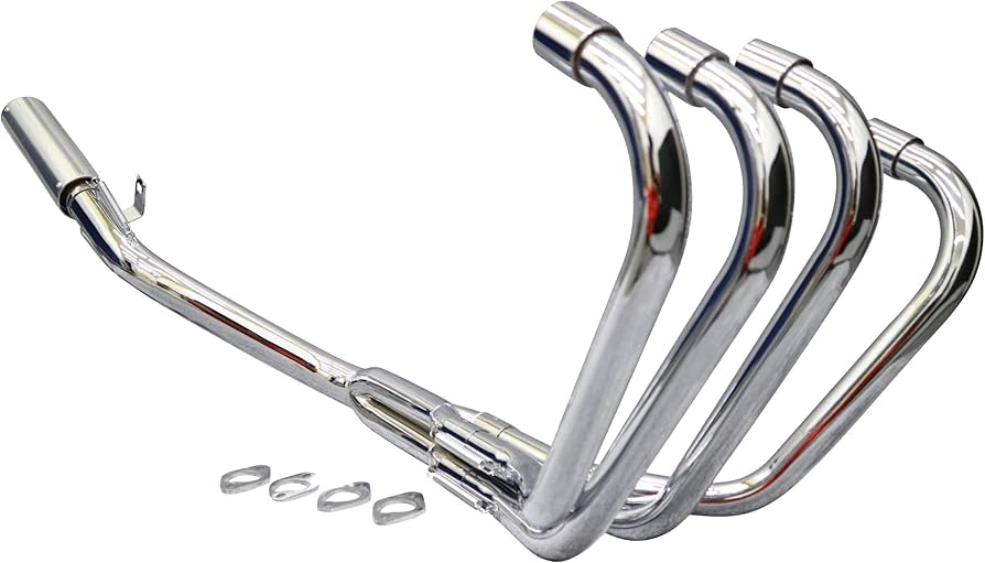 Amazon | ゼファー400 マフラー / (DJガニマタ6分割メッキ)50.8π