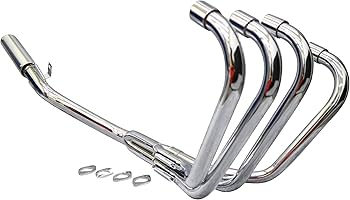 Amazon | ゼファー400 マフラー / (DJガニマタ6分割メッキ)50.8π