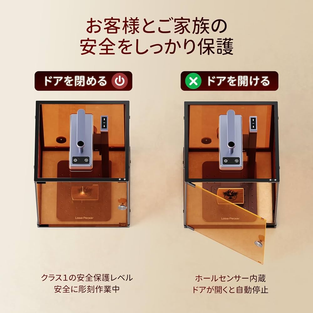 Amazon | LaserPecker2 レーザー彫刻機 家庭用 小型 携帯式レーザー