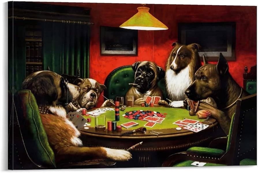 Amazon.com: 9 Dog Paintings by Cassius Marcellus Coolidge - A Bold