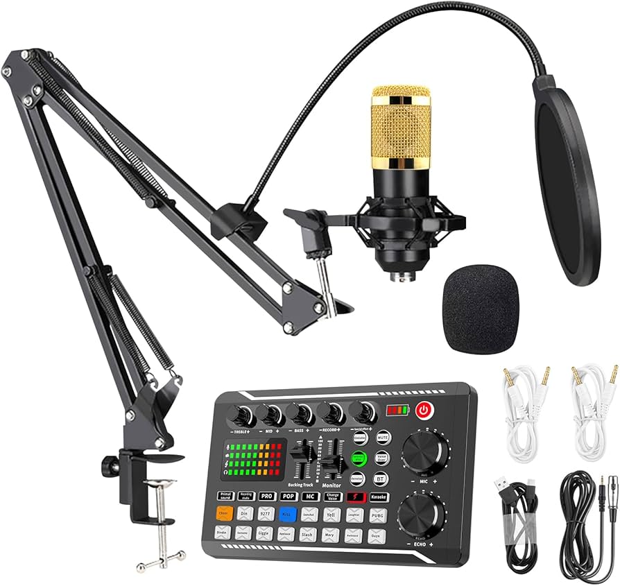 Amazon | BONKYO カラオケセット家庭用 DJ ミキサー セット F998