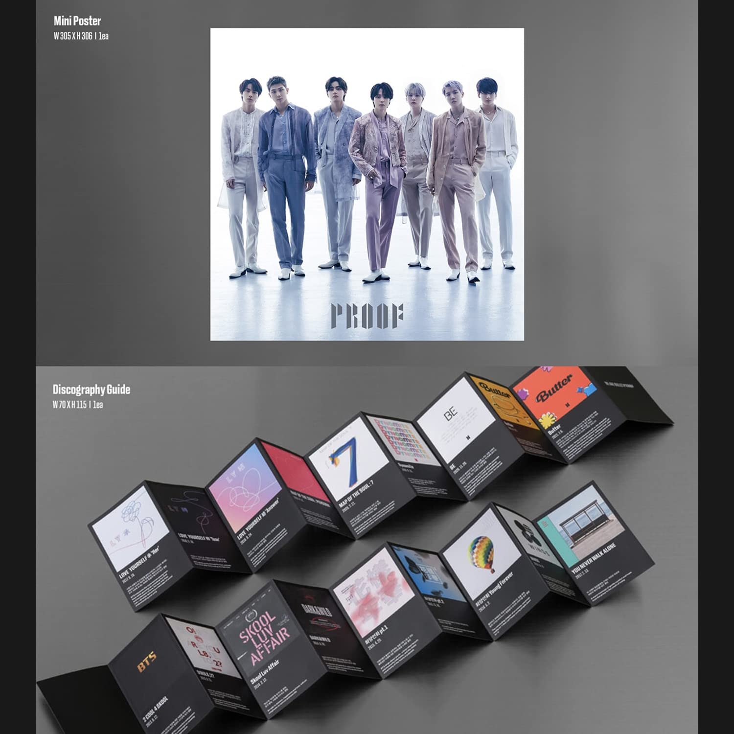 Amazon.co.jp: BTS - [Proof] (Compact Edition) アウトスリーブ +