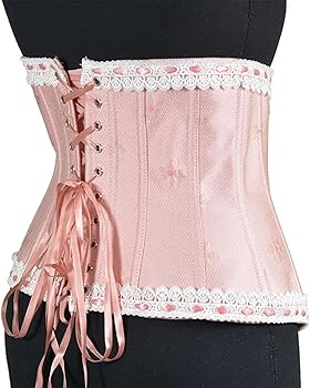 Amazon.co.jp: [マイピップ] ピンクコルセットウエストベルト