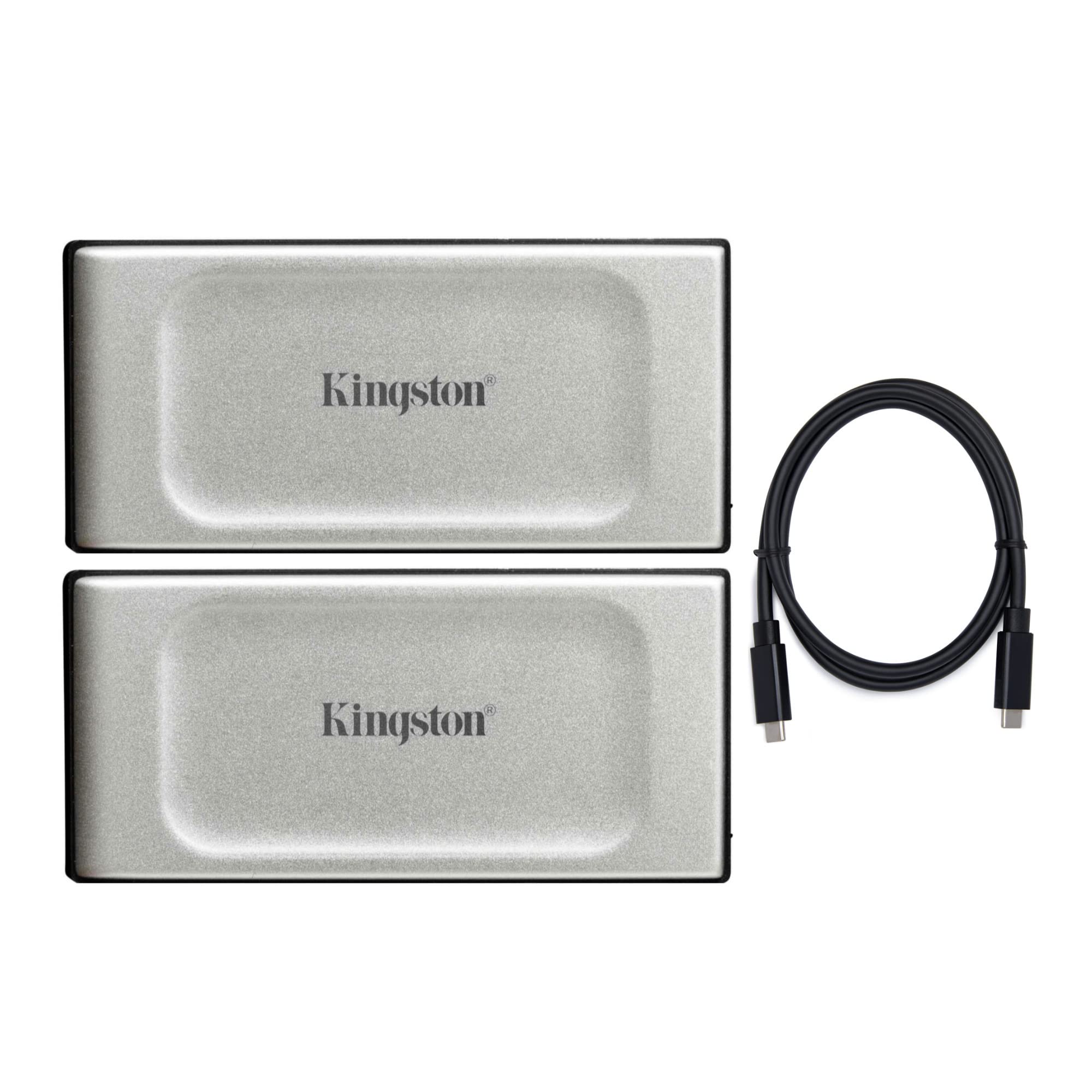 Amazon | Kingston XS2000 2TB 高性能ポータブル外付けSSD (2パック