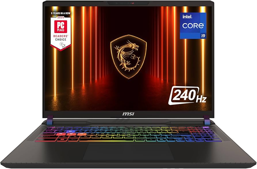 Amazon.com: MSI 16 QHD RTX 5080 Ultra 9 Vector Gaming Laptop