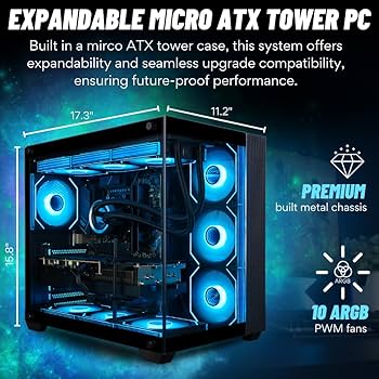 Amazon.com: Panorama XL RX 9070 XT, AMD Ryzen 9 9900X, 32GB DDR5