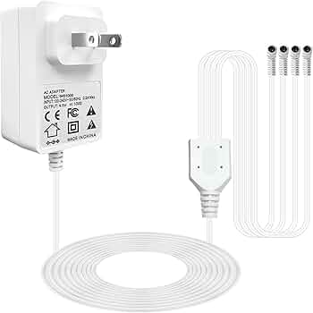 Amazon.com: AC/DC 4.5V White Power Adapter Compatible with Lemax