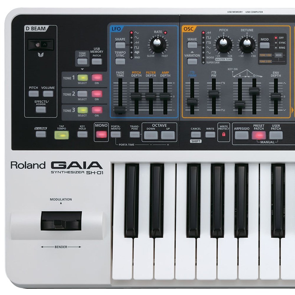 Amazon.com: Roland GAIA SH-01 Synthesizer : Musical Instruments