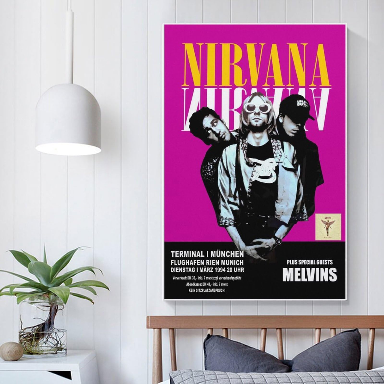 Amazon.co.jp: ニルヴァーナ ポスター - カート コバーン - コンサート