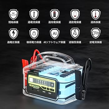 Amazon | YESPER ジャンプスターター 12V/24V車用 プロ 大型トラック