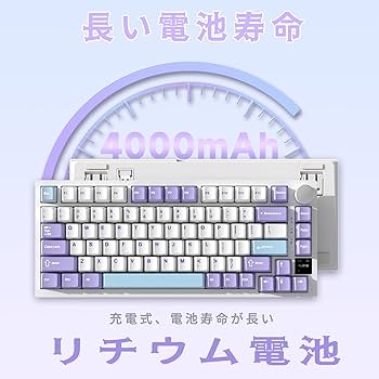 Amazon | A.JAZZ AK820 Proゲーミングキーボード3モードgift軸