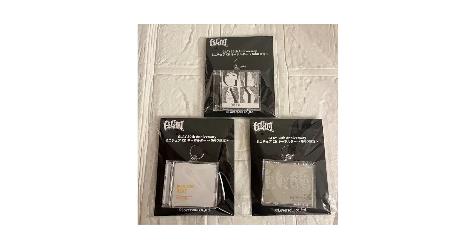 GLAY 30th Anniversary キーホルダーセット GLAY 30th Anniversary