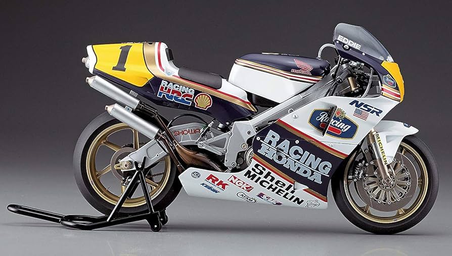 Amazon.com: Hasegawa 1:12 Honda NSR500 1989 WGP500 Champion Eddie