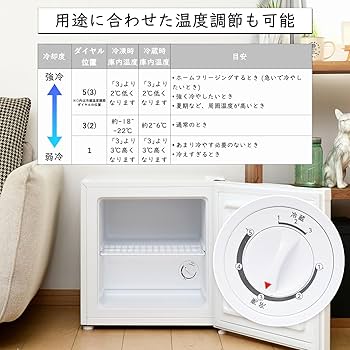 Amazon.co.jp: [山善] 【冷蔵もできる】冷凍庫 31L 右開き YF-WU30(W