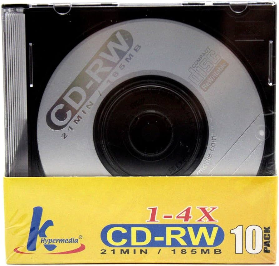 Amazon.com: KHypermedia (10-Pack) Mini CD-RW Rewritable 21min
