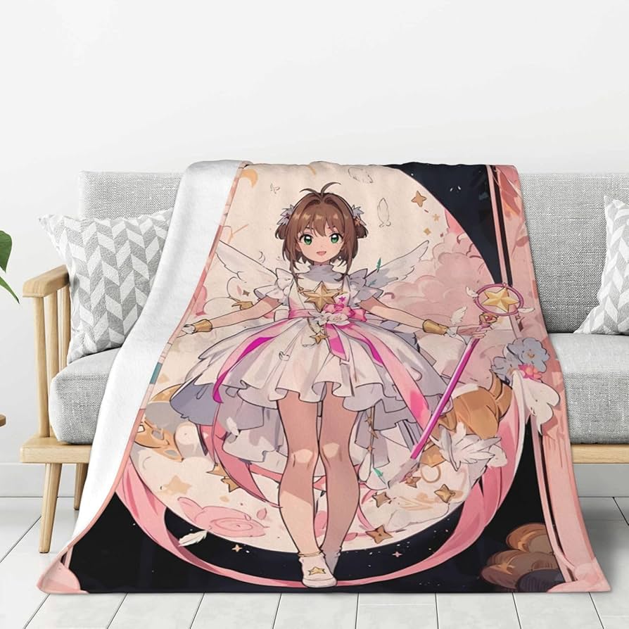 Amazon｜カードキャプターさくらブランケット夏用膝付フランネル