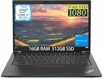 Amazon.com: Lenovo Thinkpad T480s Laptop 14in FHD 1080P Ultrabook