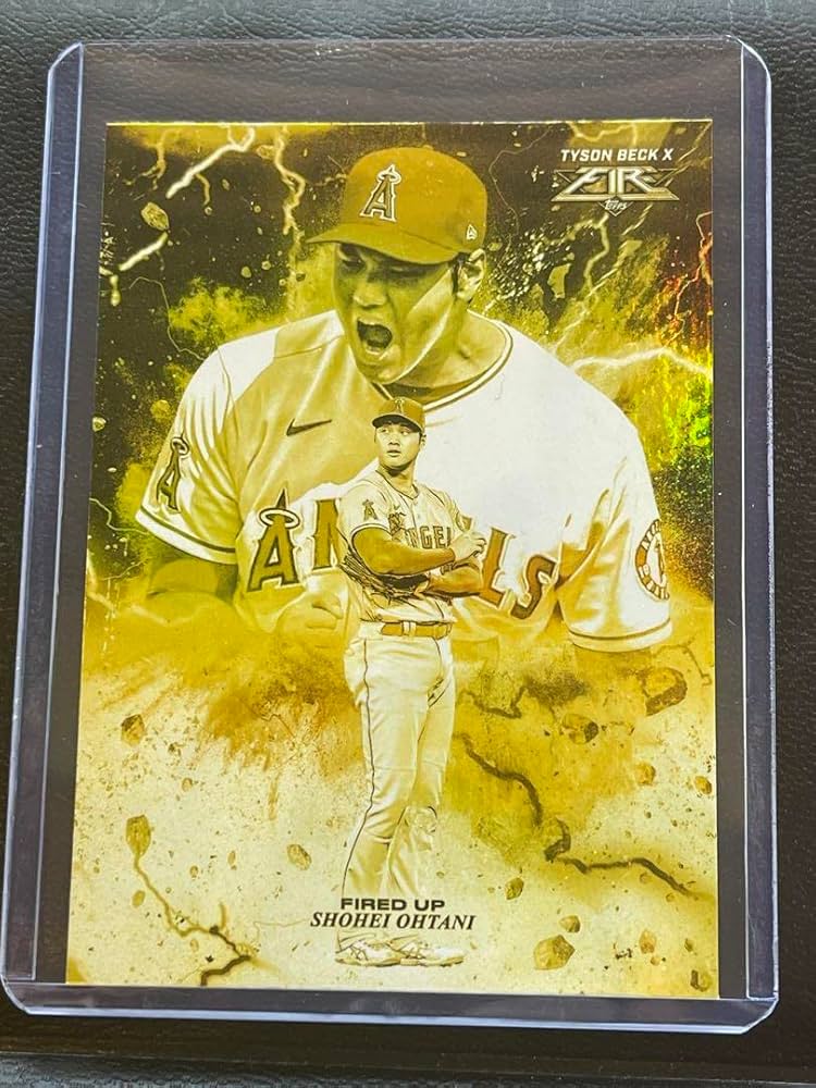Amazon.co.jp: MLB 2022 TOPPS FIRE Angels 大谷翔平ゴールドカード