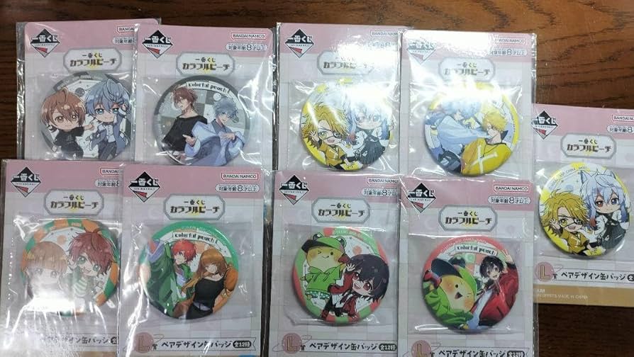 Amazon.co.jp: カラフルピーチ 一番くじ 缶バッジ まとめ売り ・じゃ