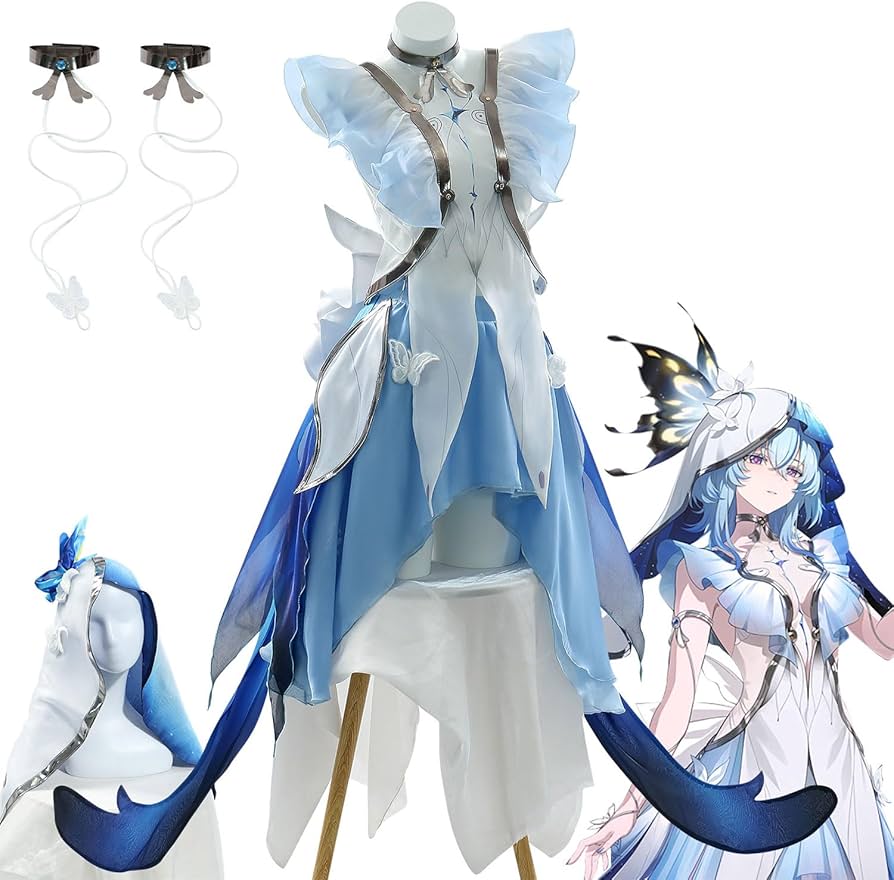 Amazon.co.jp: 鳴潮 ショアキーパー コスプレ衣装 アクセサリー付き 全