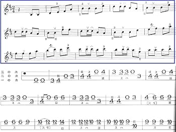 Amazon | 三味線文化譜 津軽三味線小山貢民謡集 五線譜 付 第10集