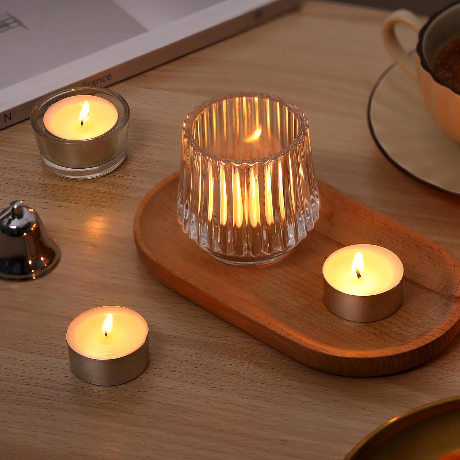 Amazon.co.jp: ソイワックス ティーライトキャンドル | 100個パック