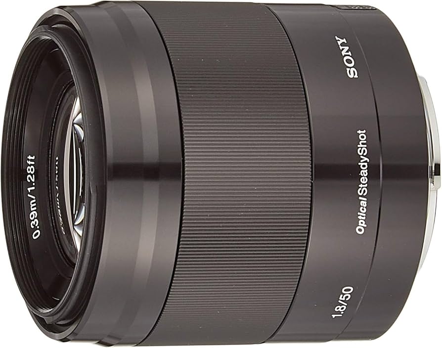 Amazon.com : SONY E 50mm F1.8 OSS SEL50F18 -B (Black) for Sony E
