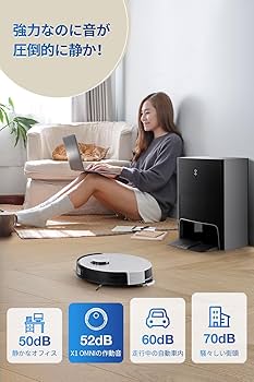 Amazon | 【全自動掃除機】ECOVACS(エコバックス)DEEBOT X1 OMNI