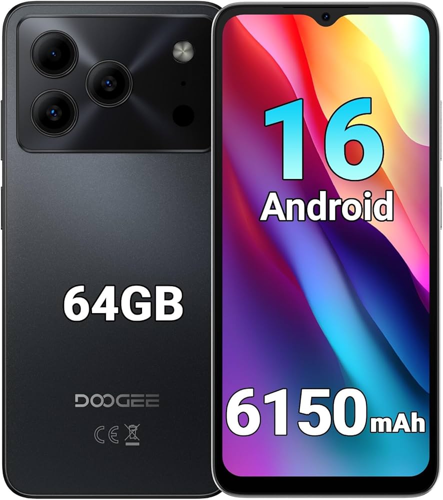 Amazon | 【Android 16 スマホ 新登場】DOOGEE Note56 SIMフリー