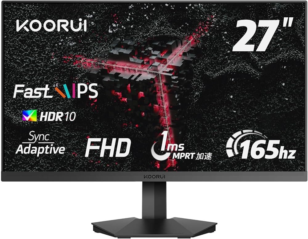 Amazon.co.jp: KOORUI ゲーミングモニター モニター 27インチ FHD