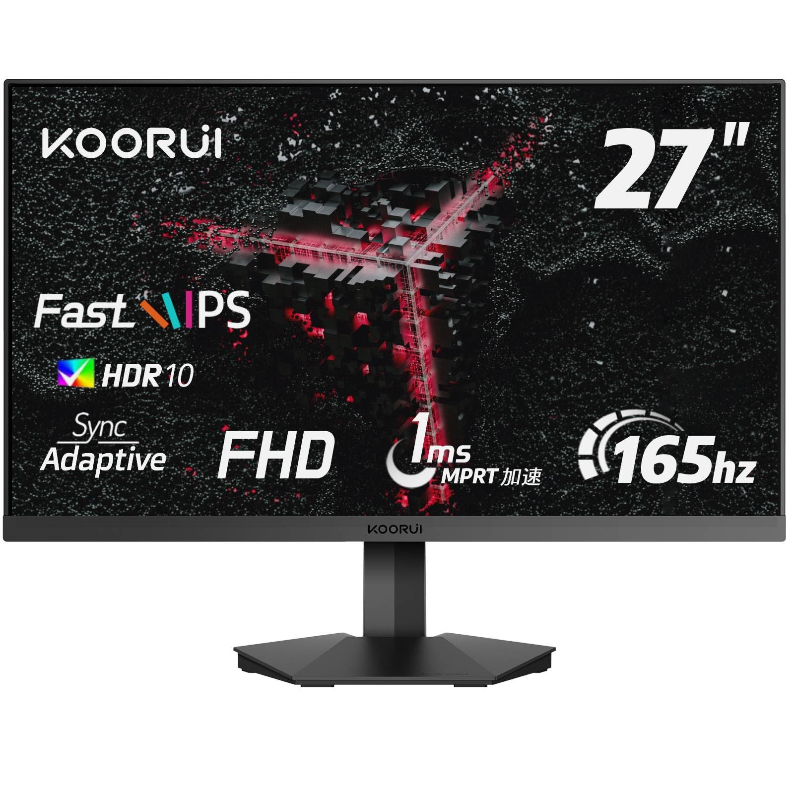 Amazon.co.jp: KOORUI ゲーミングモニター モニター 27インチ FHD