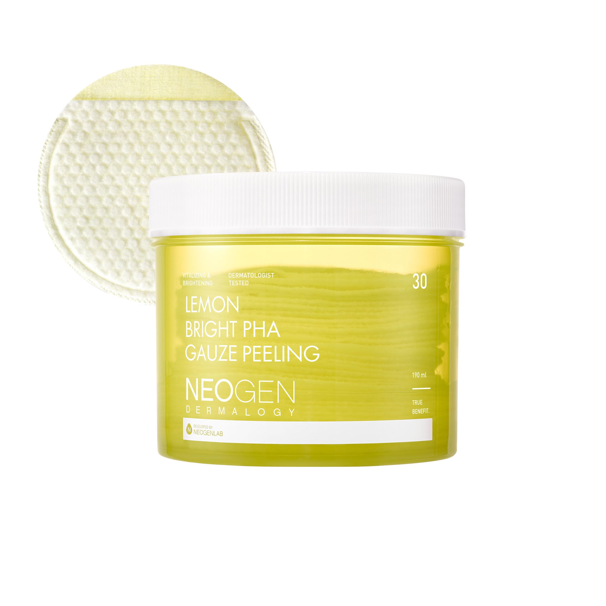 Amazon.com: NEOGEN Lemon PHA Gauze Peeling Pads (30 pads
