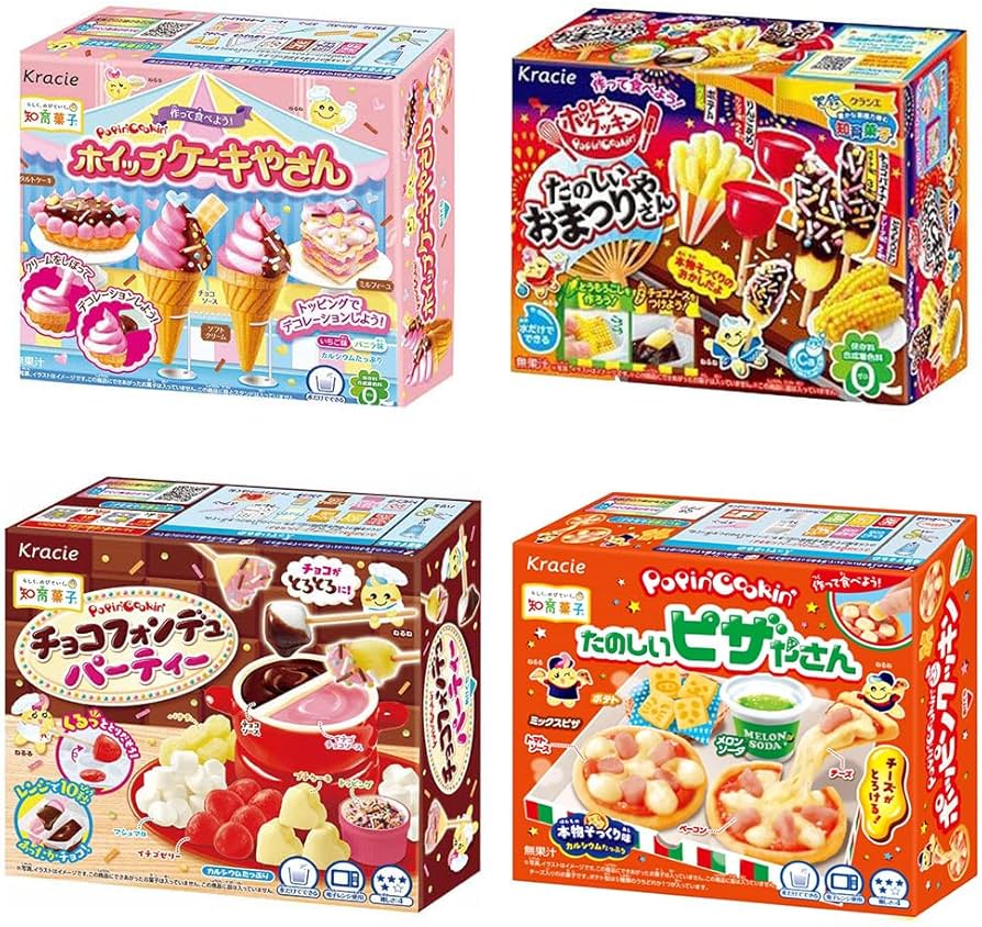 Amazon.com: Popin' Cookin' Japaneese DIY Kit Assortment 4pcs