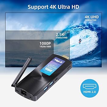 MeLE PCG02 Fanless Mini PC Stick, Celeron J4125 8GB 128GB Micro