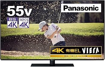 Amazon | パナソニック 55V型 4Kダブルチューナー内蔵 有機EL テレビ