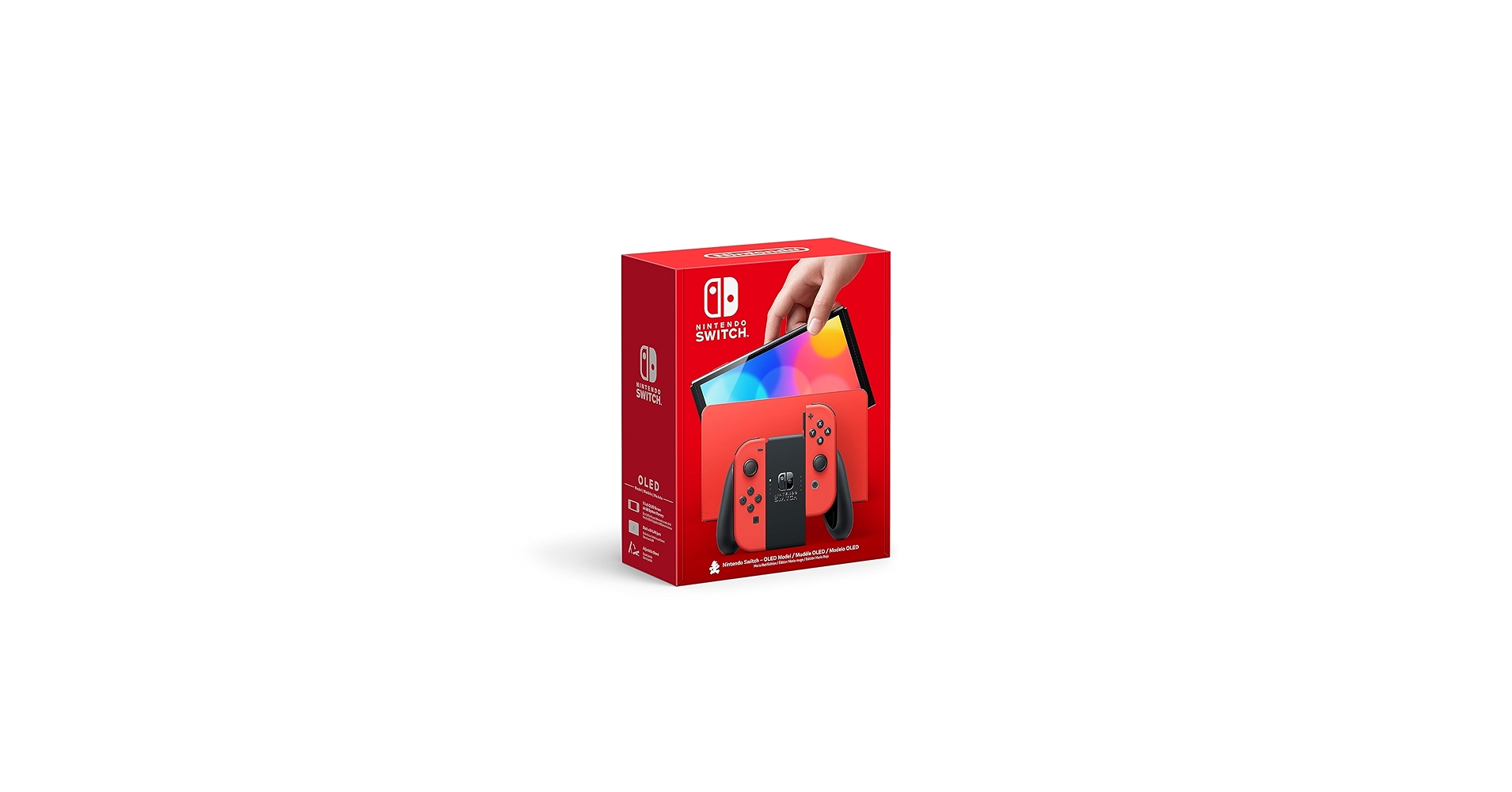 Amazon.com: Nintendo Switch OLED Model Mario Red Edition (Renewed)