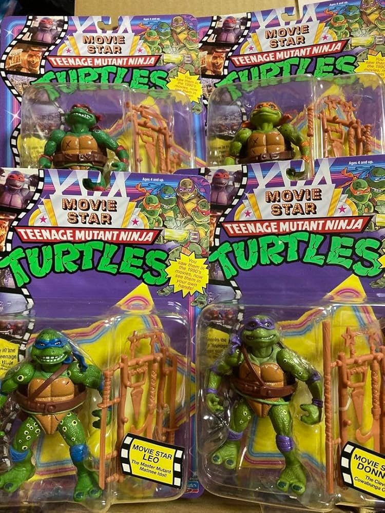ミュータントタートルズムービースター フィギュアセット