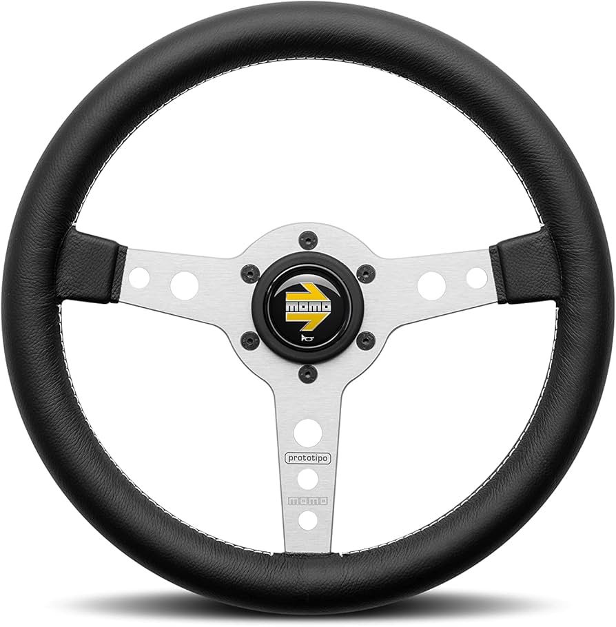 Amazon | MOMO(モモ) 【ステアリング 】プロトタイプ シルバースポーク